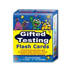 gifted and talented flash cards
