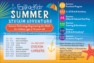 summer steam adventure postcard 2018 ftkny