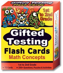 buy Gifted Testing Math Concepts Flash Cards pack (for 1st-2nd Grade)